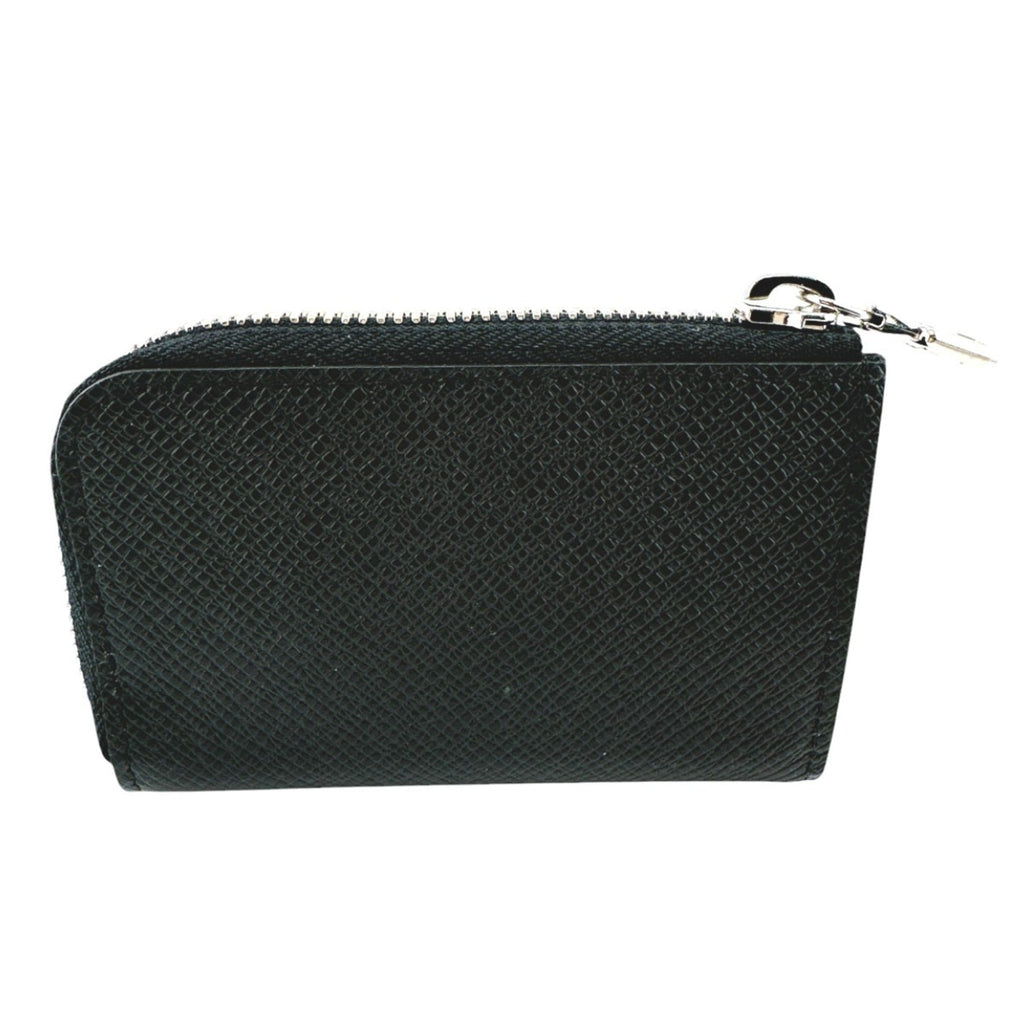 Louis Vuitton Taiga Ardoise Black Taiga Leather Coin Purse/Coin Case (Pre-Owned)