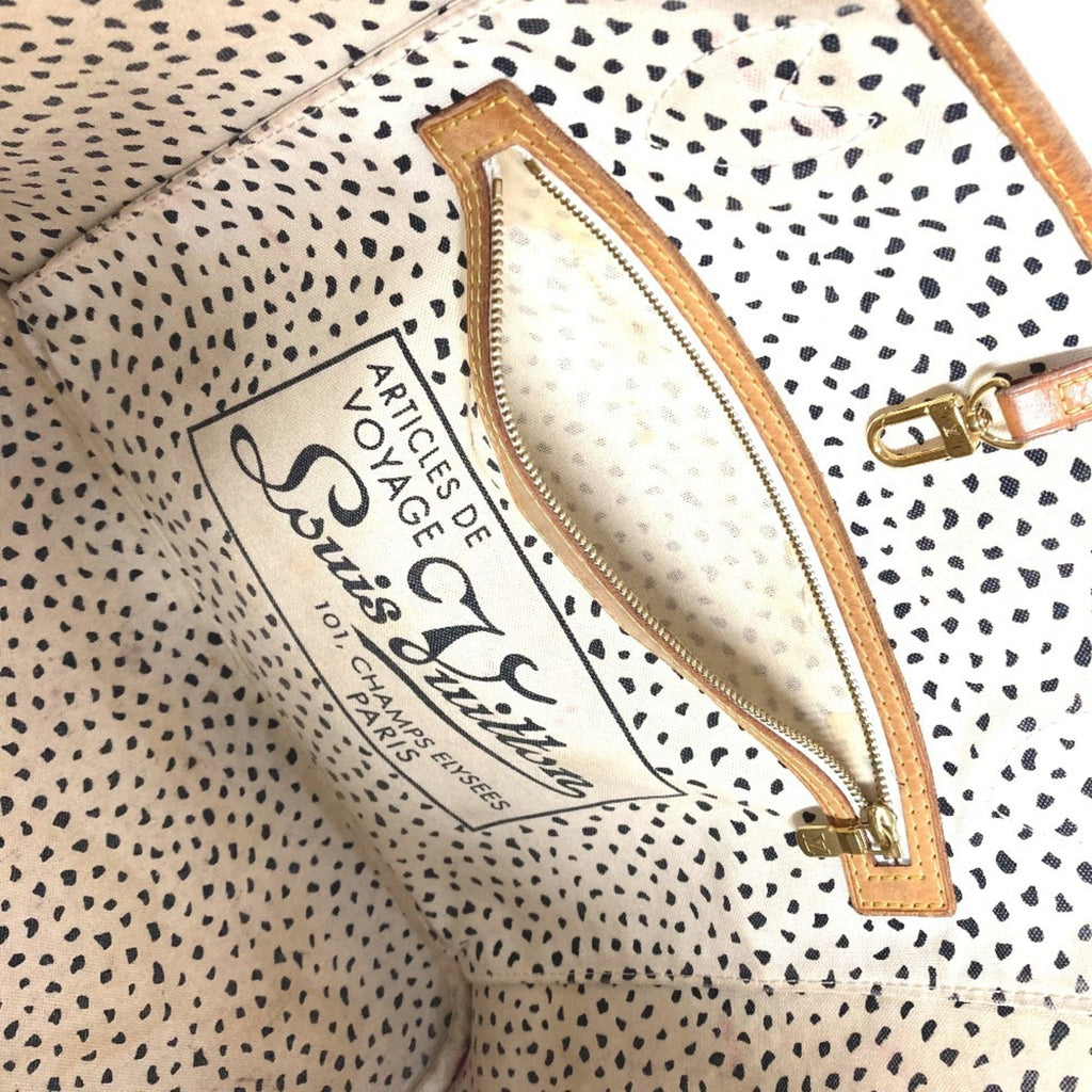 Louis Vuitton Brown Monogram White Monogram Shoulder Bag Tote Bag (Pre-Owned)