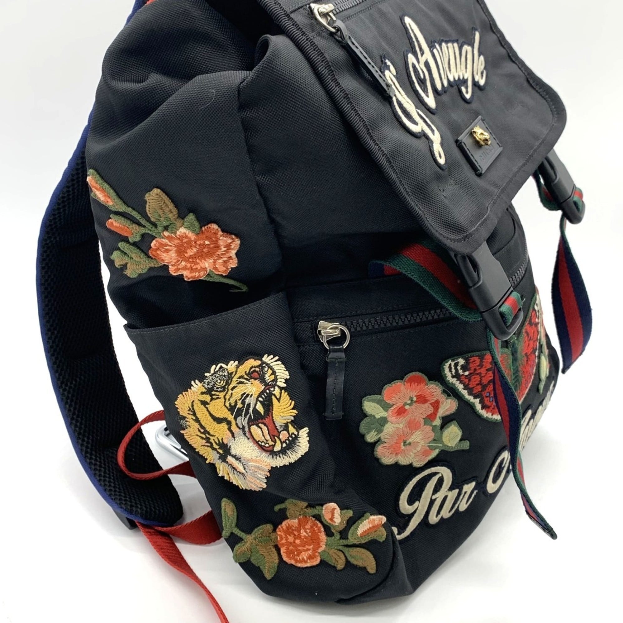 Gucci Black Nylon Backpack (Pre-Owned)