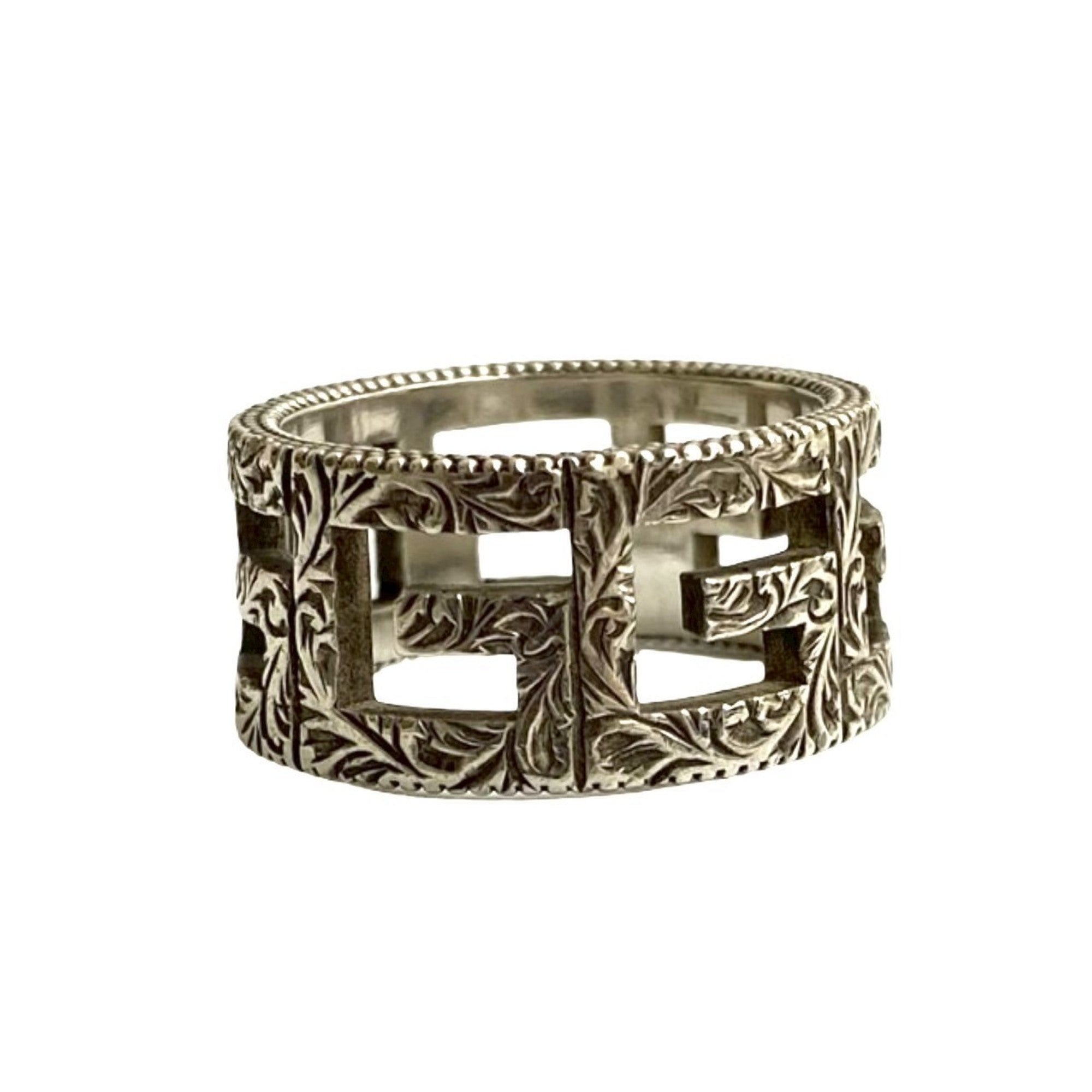 Gucci Silver Silver 925 Band Ring (Pre-Owned)