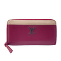 Louis Vuitton Wine Leather Long Wallet (Bi-Fold) (Pre-Owned)
