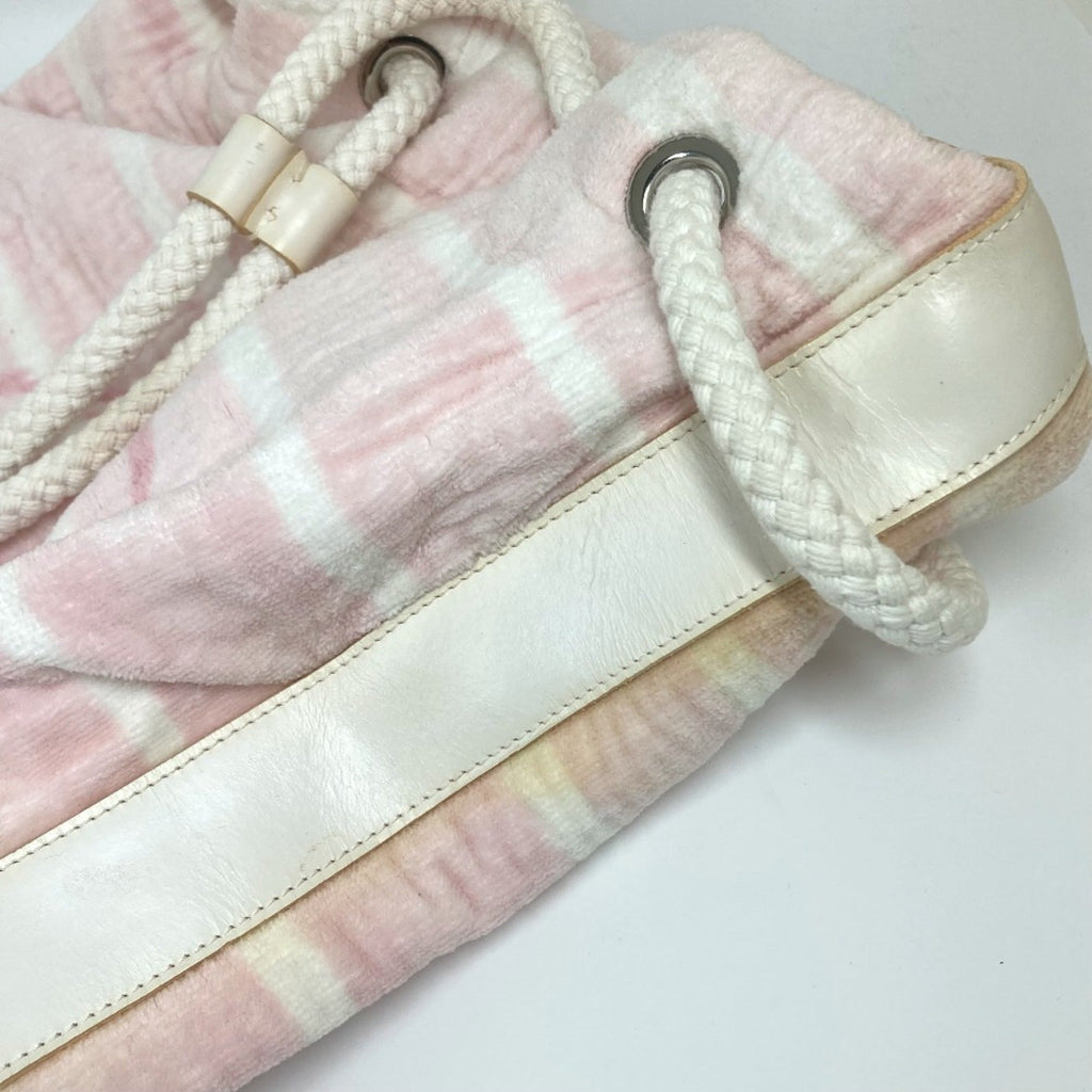 Chanel Pink Cotton Shoulder Bag (Pre-Owned)