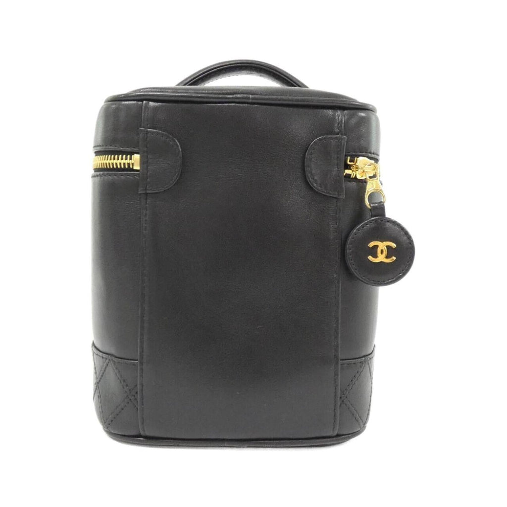 Chanel Black Leather Handbag (Pre-Owned)