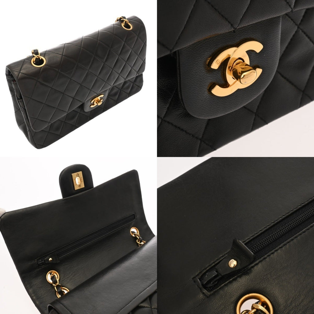 Chanel Black Leather Shoulder Bag (Pre-Owned)