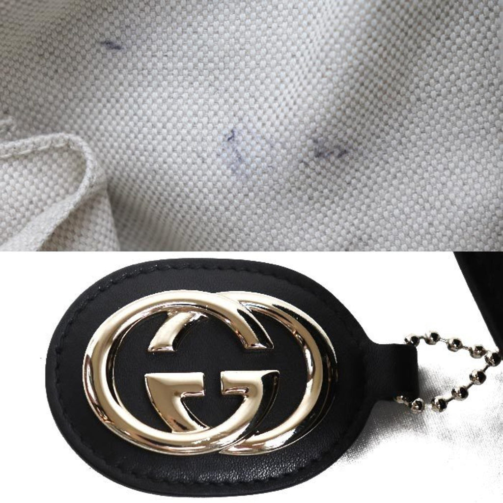 Gucci Black Leather Tote Bag (Pre-Owned)