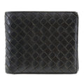 Bottega Veneta Intrecciato Dark Brown Leather Wallet (Bi-Fold) (Pre-Owned)