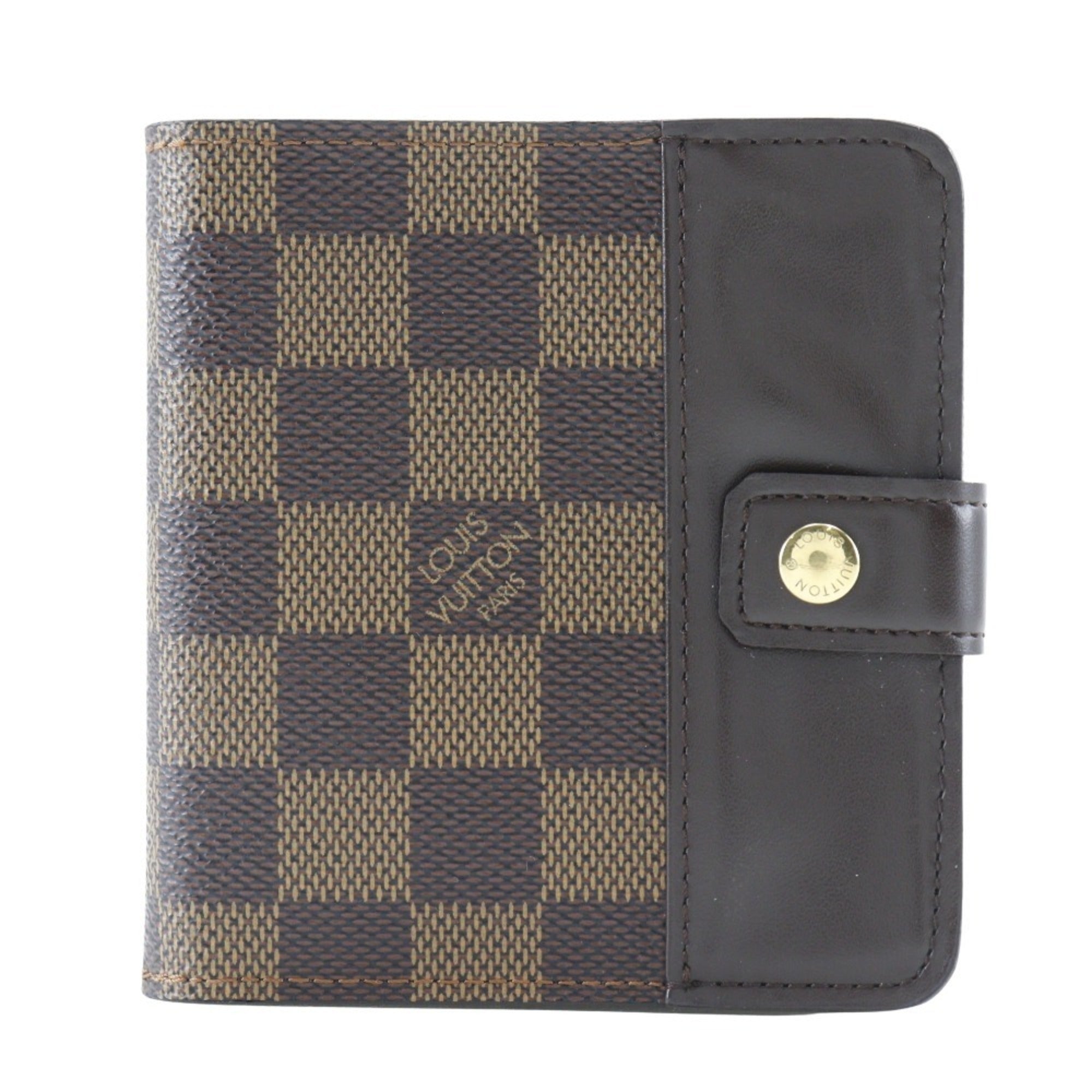 Louis Vuitton Brown Damier Canvas Wallet (Bi-Fold) (Pre-Owned)
