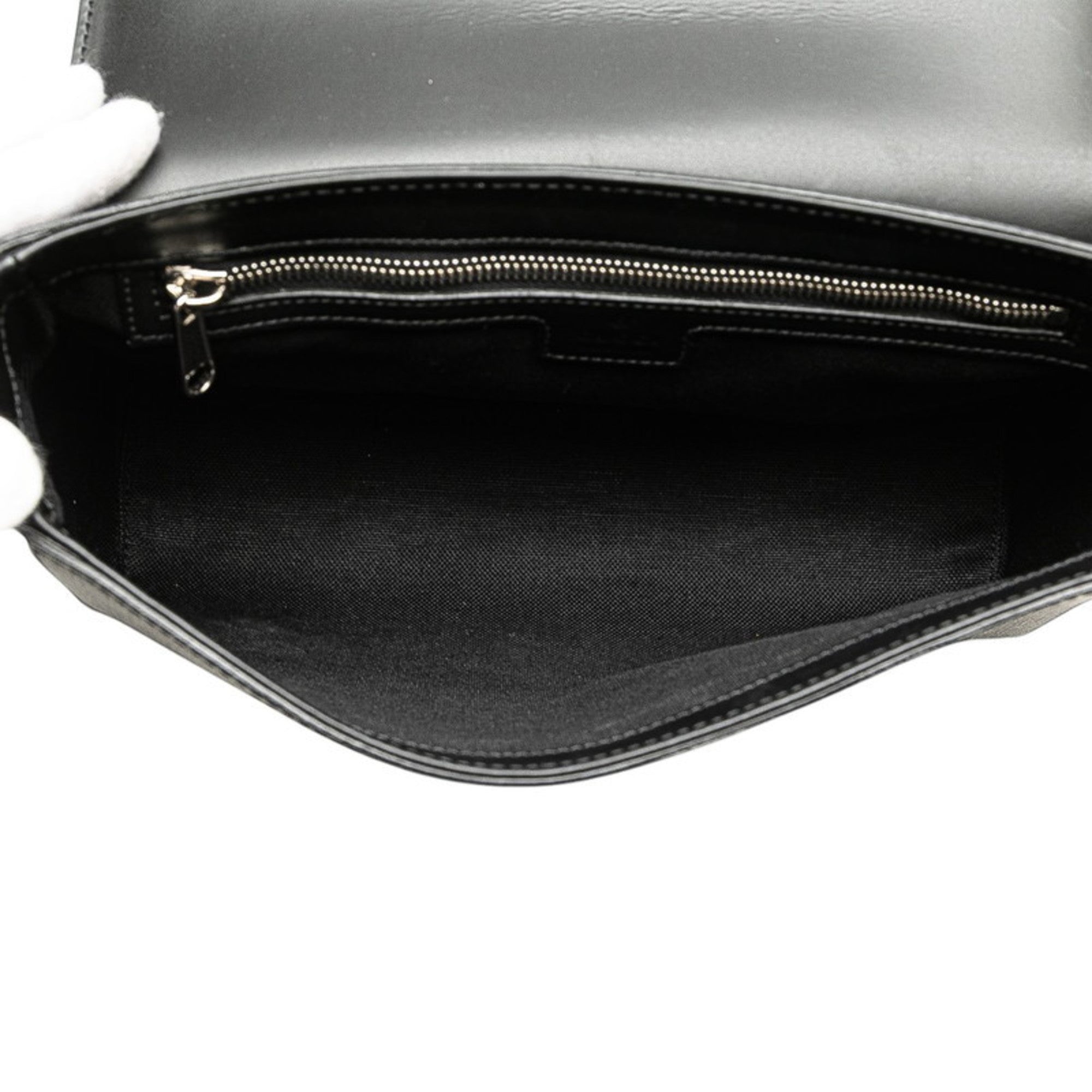 Gucci Black Pvc Leather Shoulder Bag (Pre-Owned)
