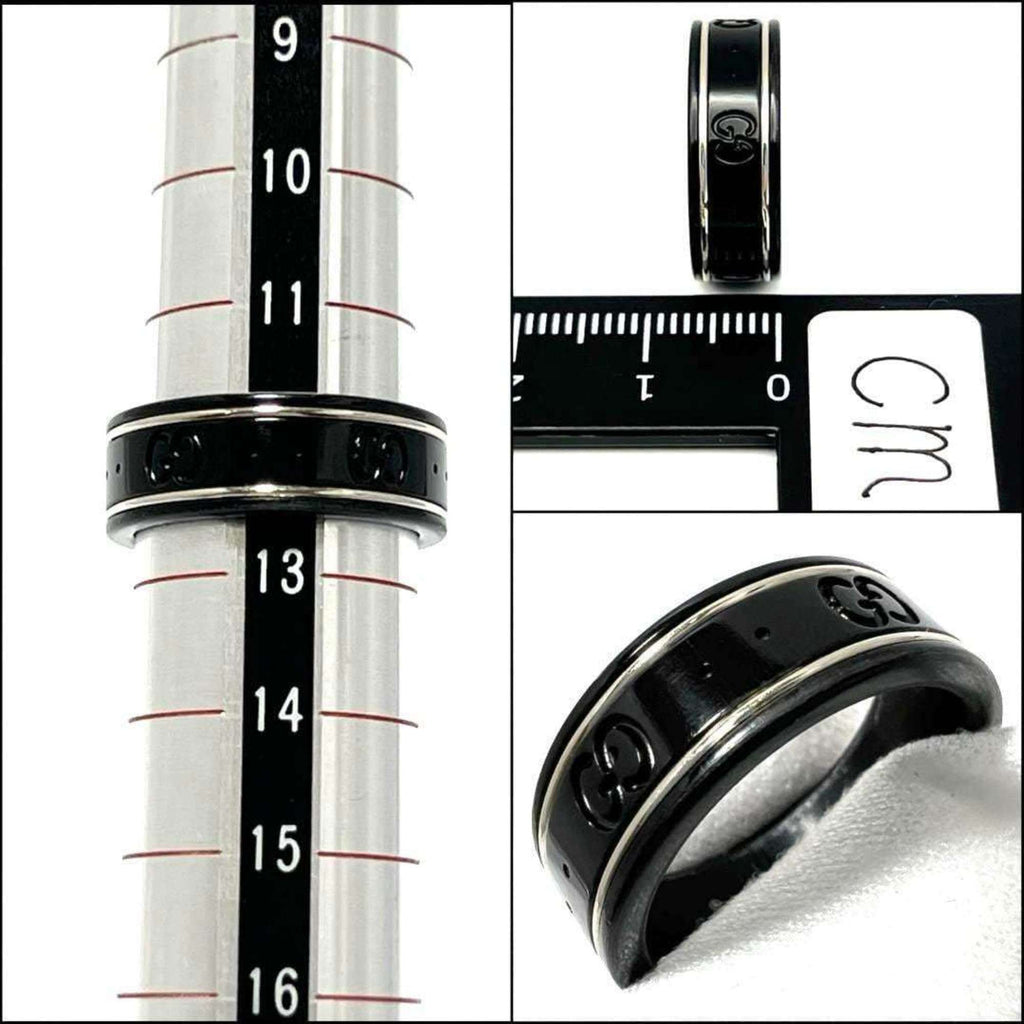 Gucci White Gold (18K) Ceramic Band Ring (Pre-Owned)
