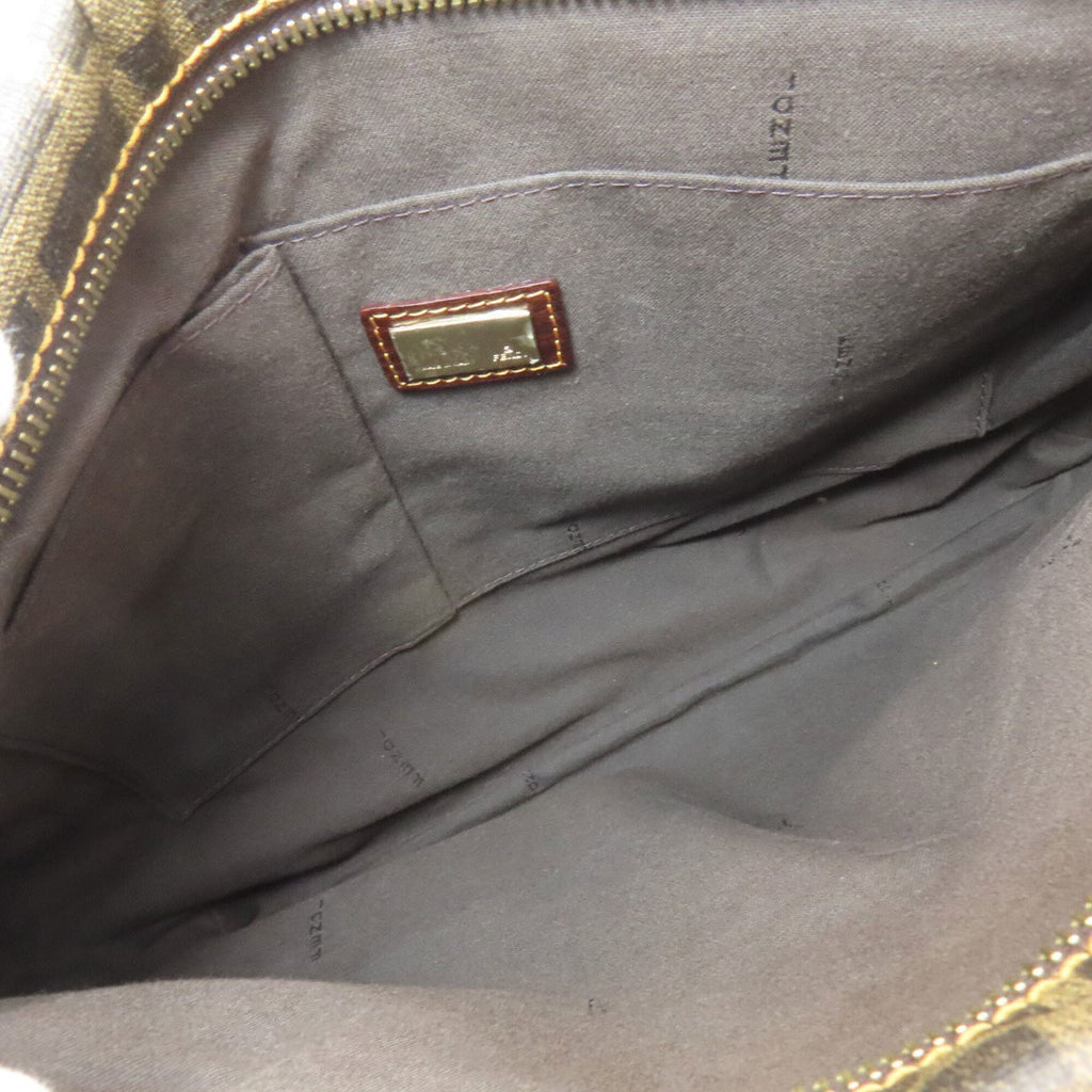 Fendi Brown Pvc Shoulder Bag (Pre-Owned)