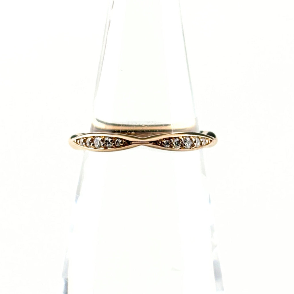 Chanel Camellia Pink Gold (18K) Band Ring (Pre-Owned)