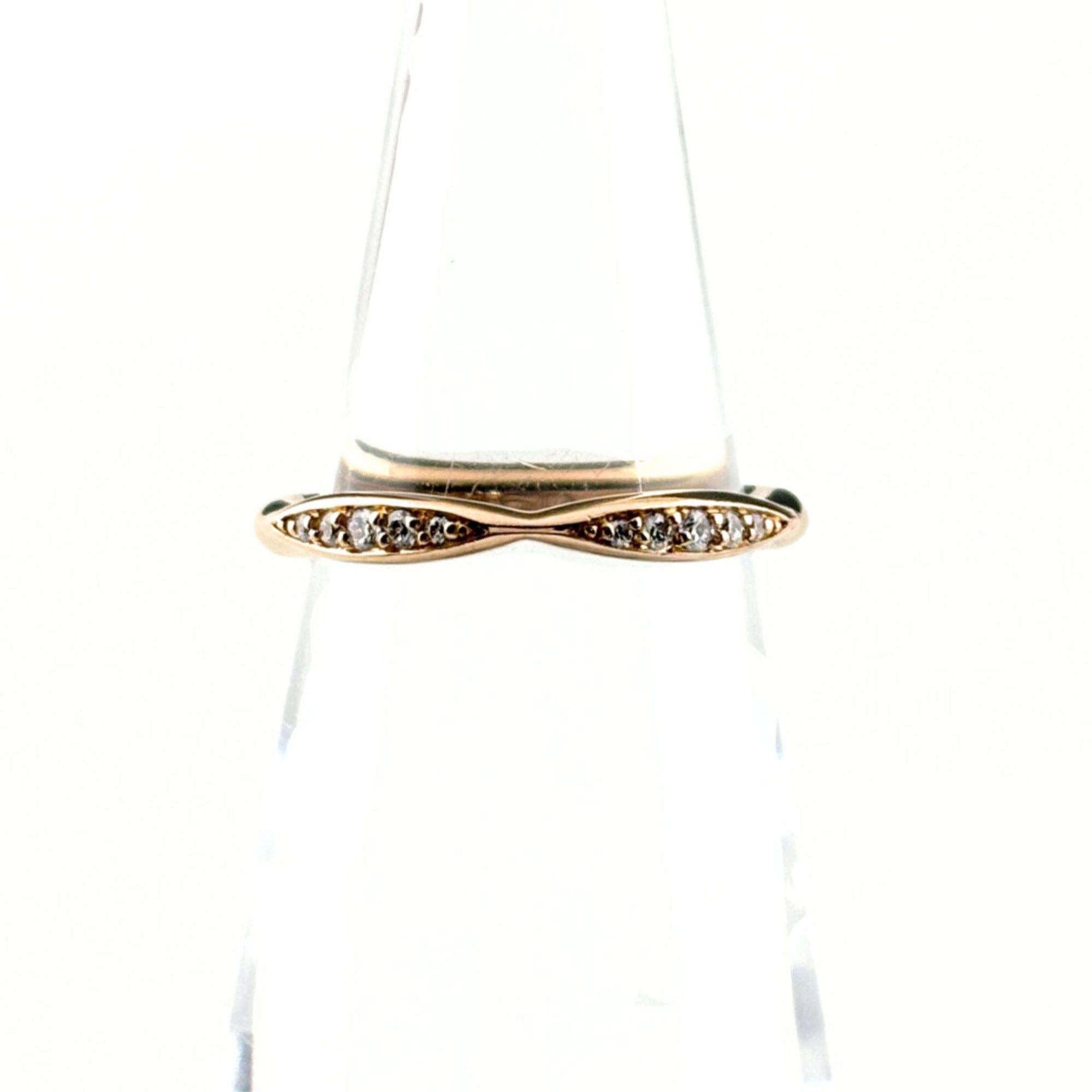 Chanel Camellia Pink Gold (18K) Band Ring (Pre-Owned)