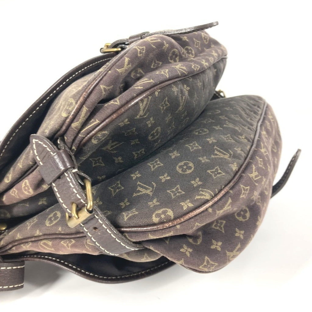 Louis Vuitton Brown Fusain Monogram Mini Lin Shoulder Bag (Pre-Owned)