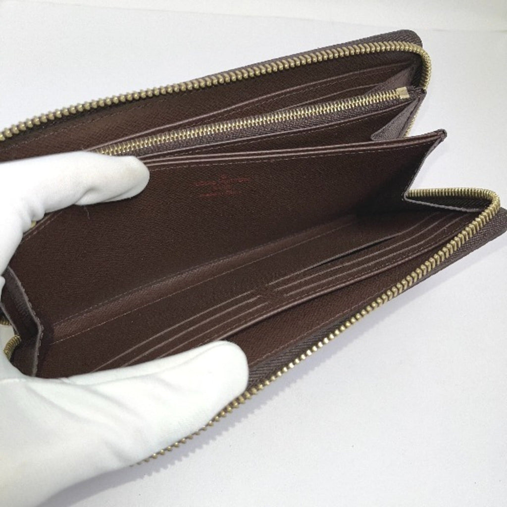 Louis Vuitton Brown Damier Canvas Long Wallet (Bi-Fold) (Pre-Owned)