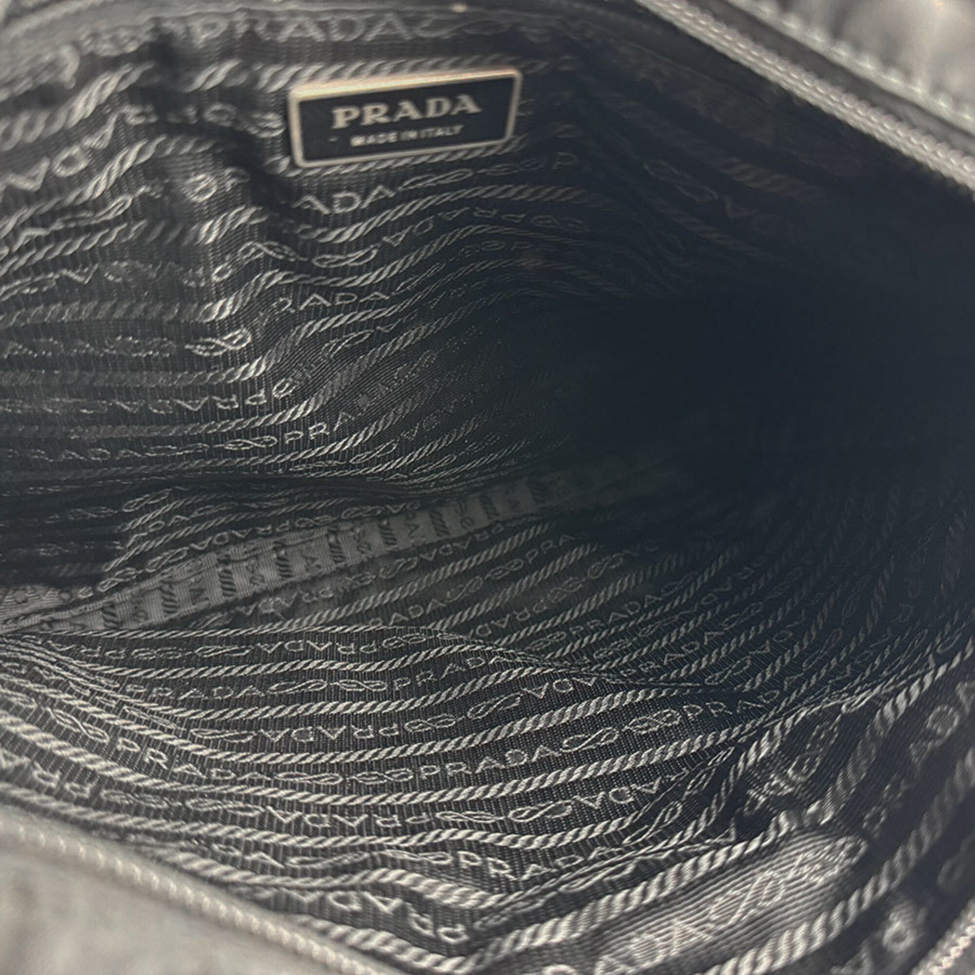Prada Black Nylon Shoulder Bag (Pre-Owned)