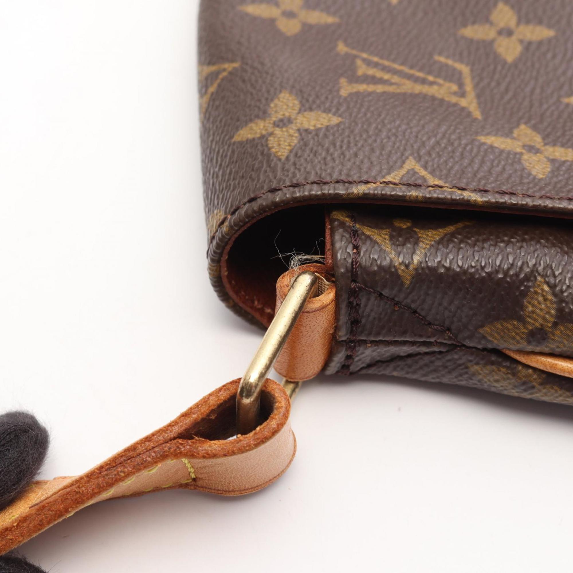 Louis Vuitton Brown Coated Canvas Pvc Leather Shoulder Bag (Pre-Owned)