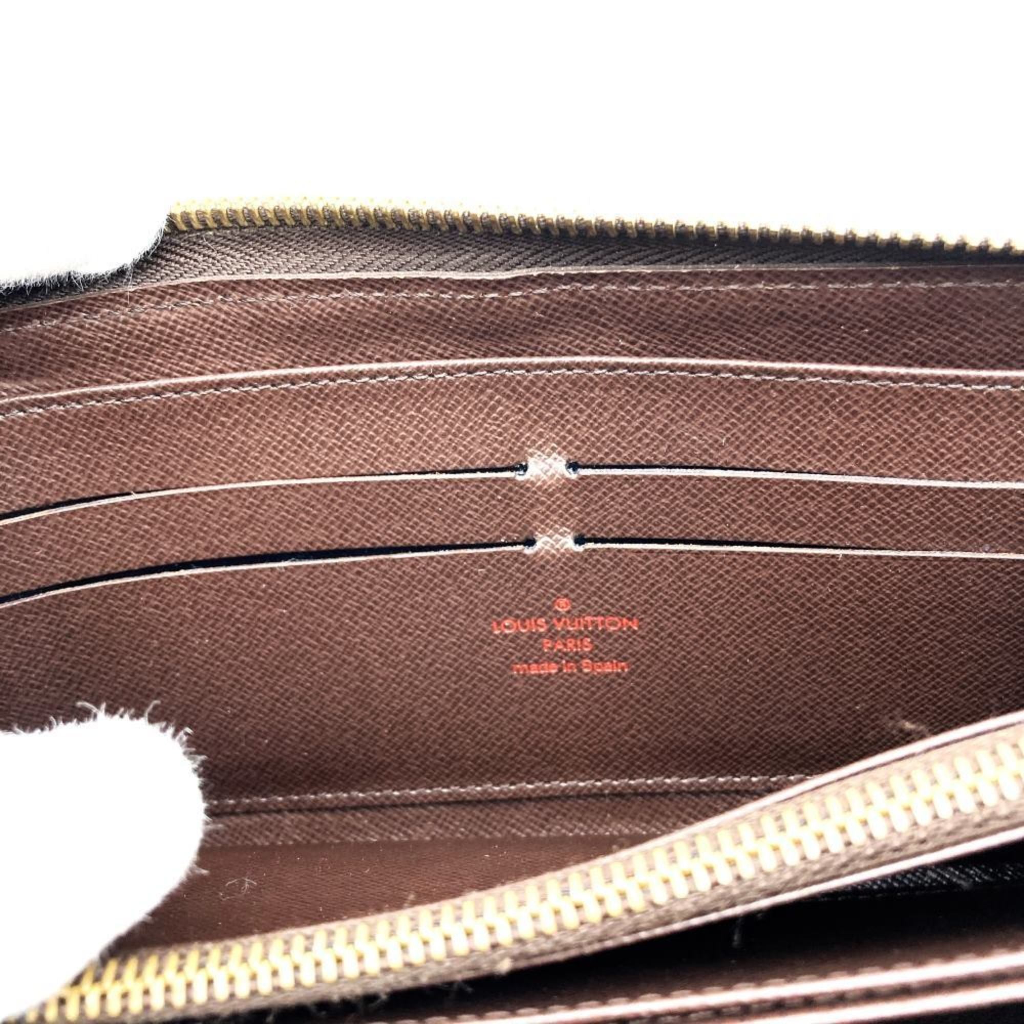 Louis Vuitton Damier Brown Damier Canvas Long Wallet (Bi-Fold) (Pre-Owned)