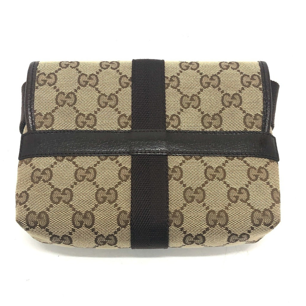 Gucci Beige Brown Gg Canvas Fanny Pack (Pre-Owned)