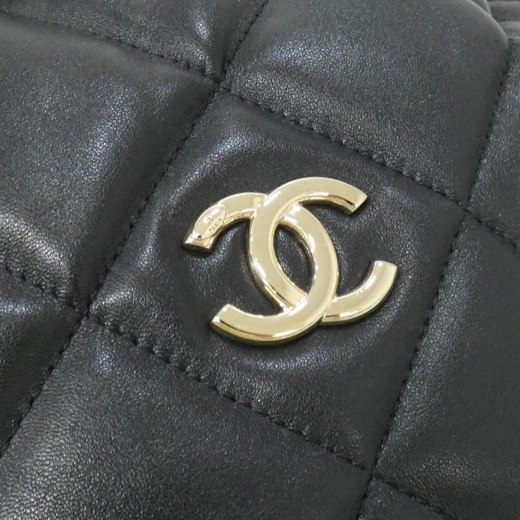 Chanel Black Leather Backpack (Pre-Owned)