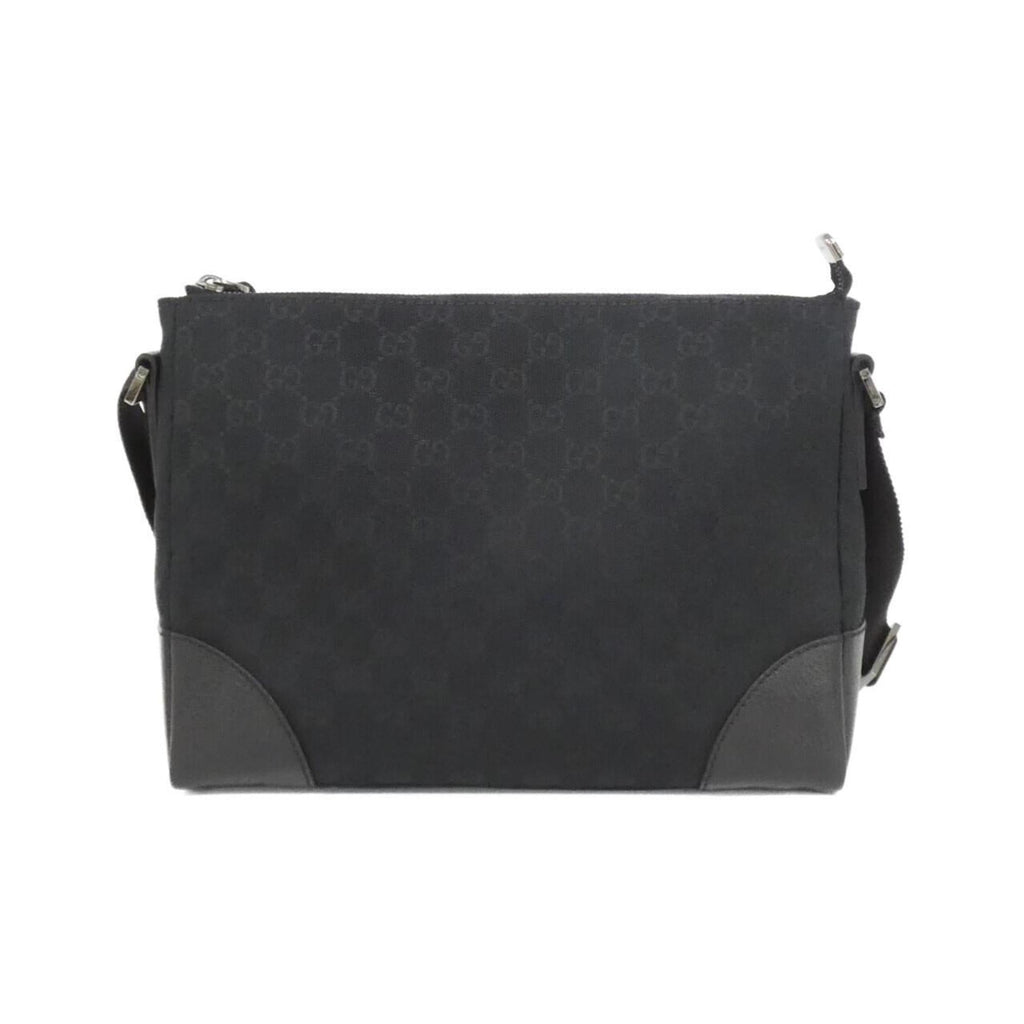 Gucci Black Gg Canvas Shoulder Bag (Pre-Owned)
