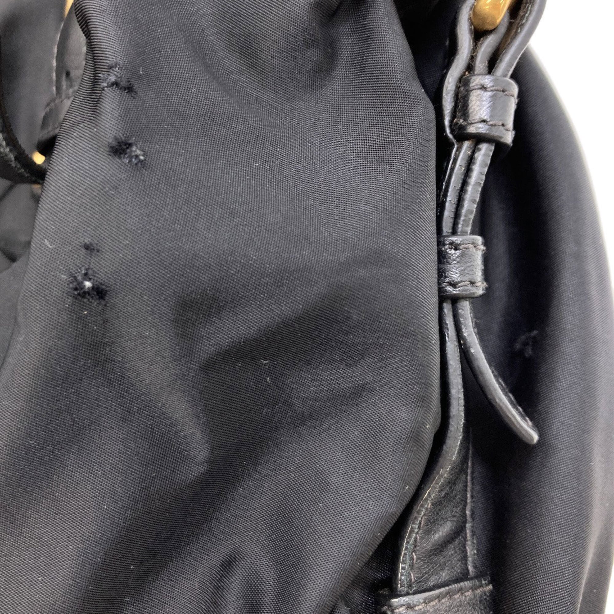 Prada Black Nylon Tote Bag (Pre-Owned)