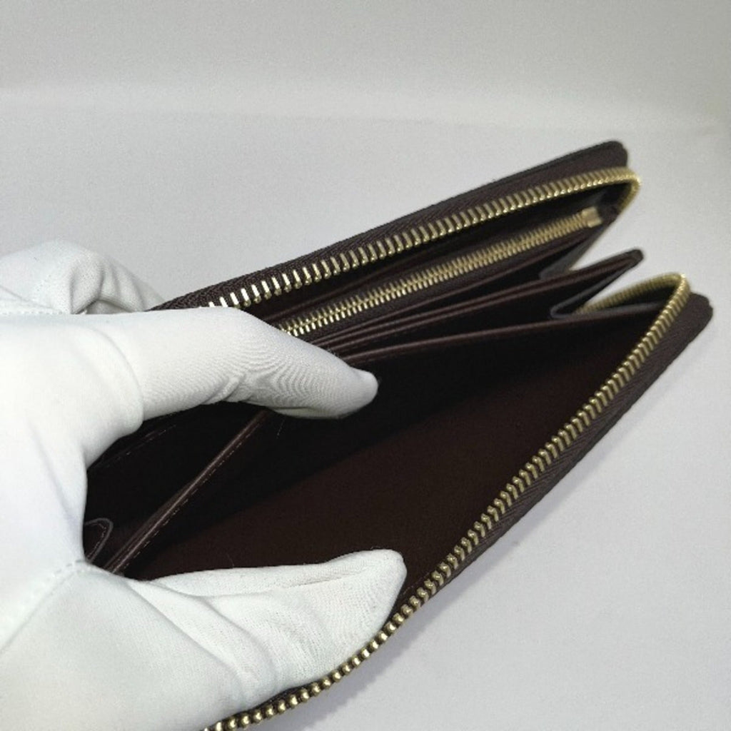 Louis Vuitton Brown Damier Canvas Long Wallet (Bi-Fold) (Pre-Owned)