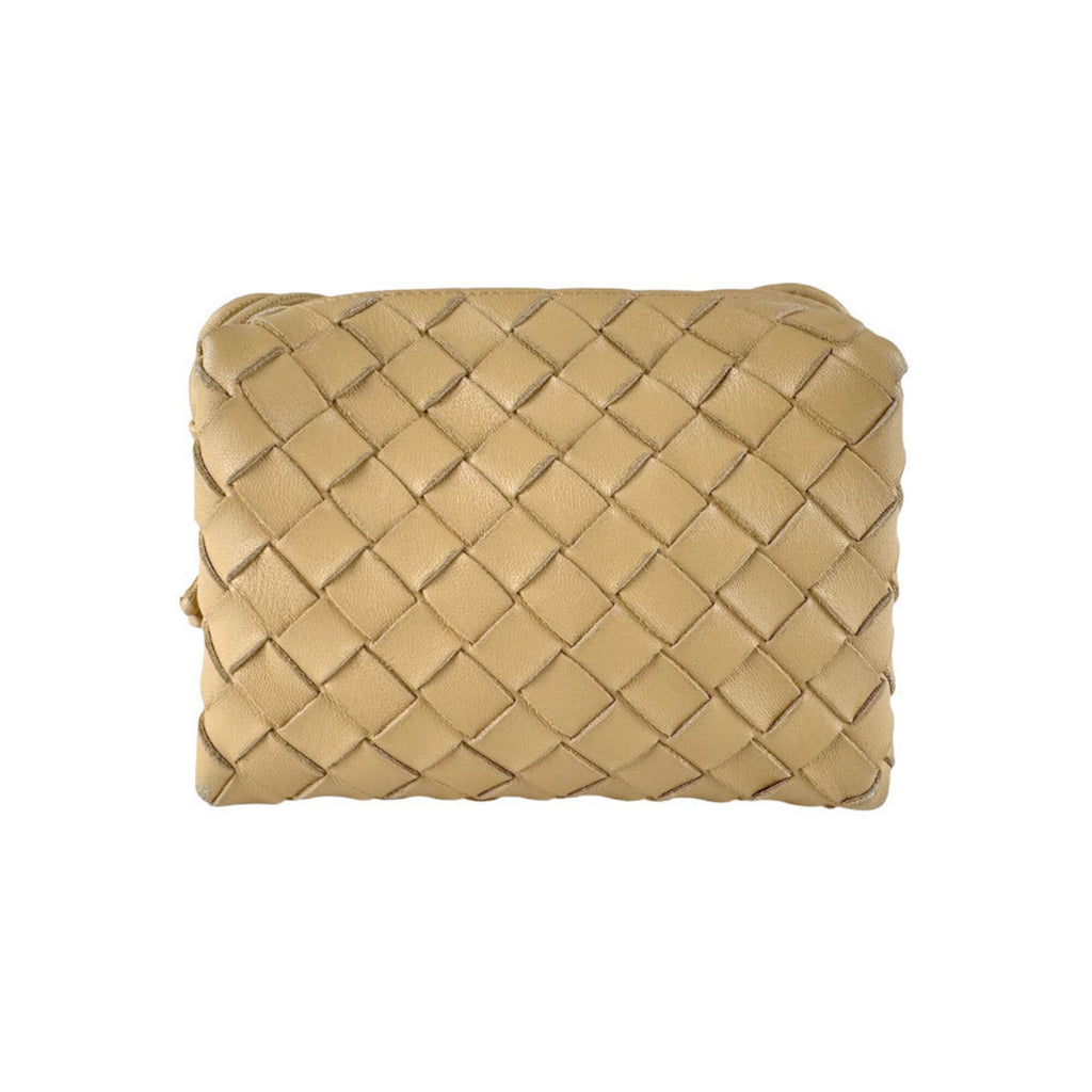 Bottega Veneta Beige Leather Shoulder Bag (Pre-Owned)