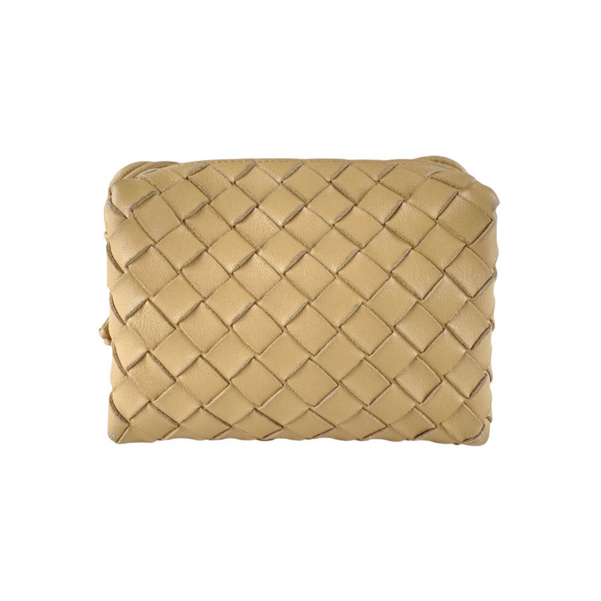 Bottega Veneta Beige Leather Shoulder Bag (Pre-Owned)