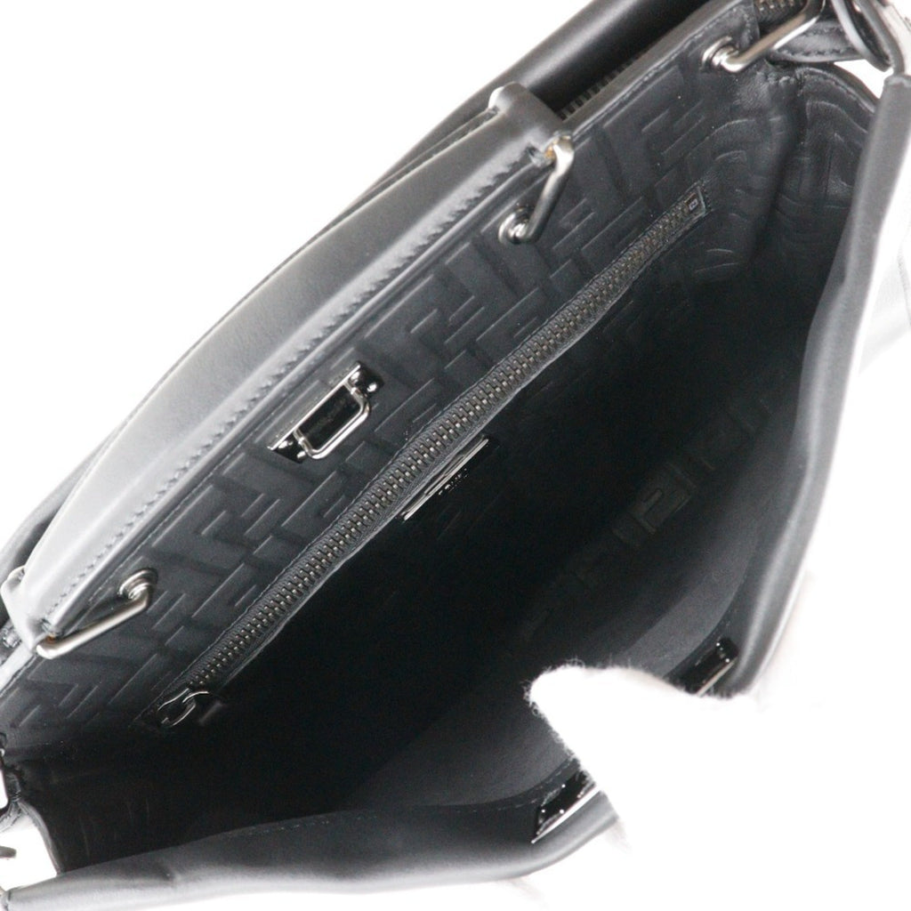 Fendi Peekaboo Black Leather Shoulder Bag (Pre-Owned)