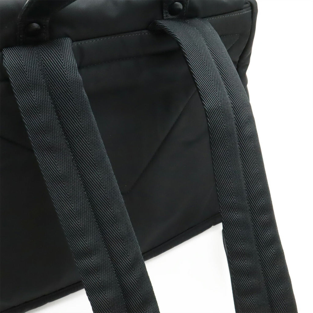 Prada Black Nero Nylon Leather Backpack (Pre-Owned)