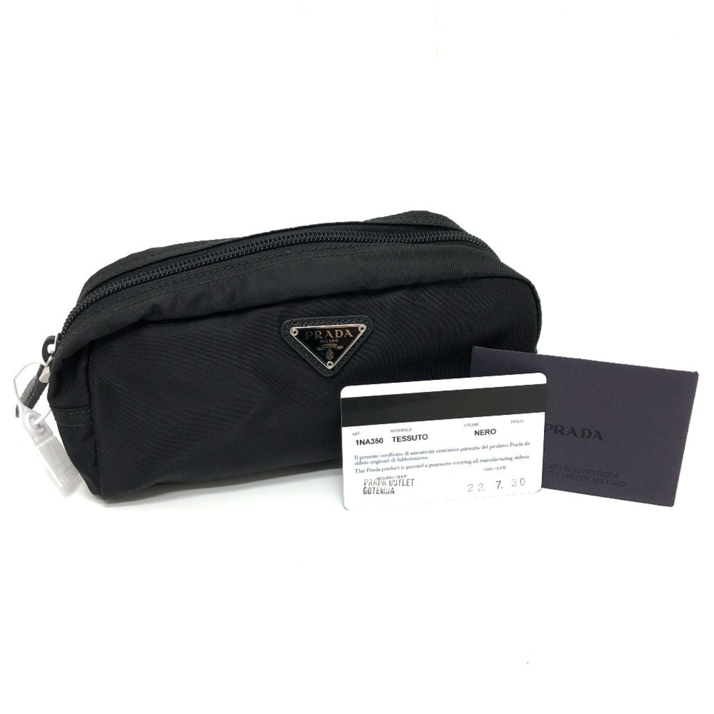 Prada Black Cloth Pouch (Pre-Owned)