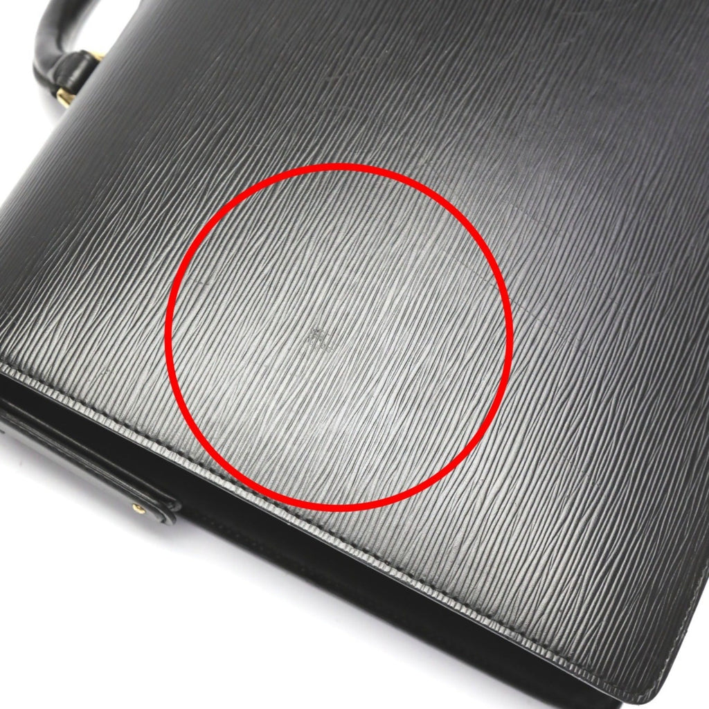 Louis Vuitton Epi Black Epi Leather Briefcase (Pre-Owned)