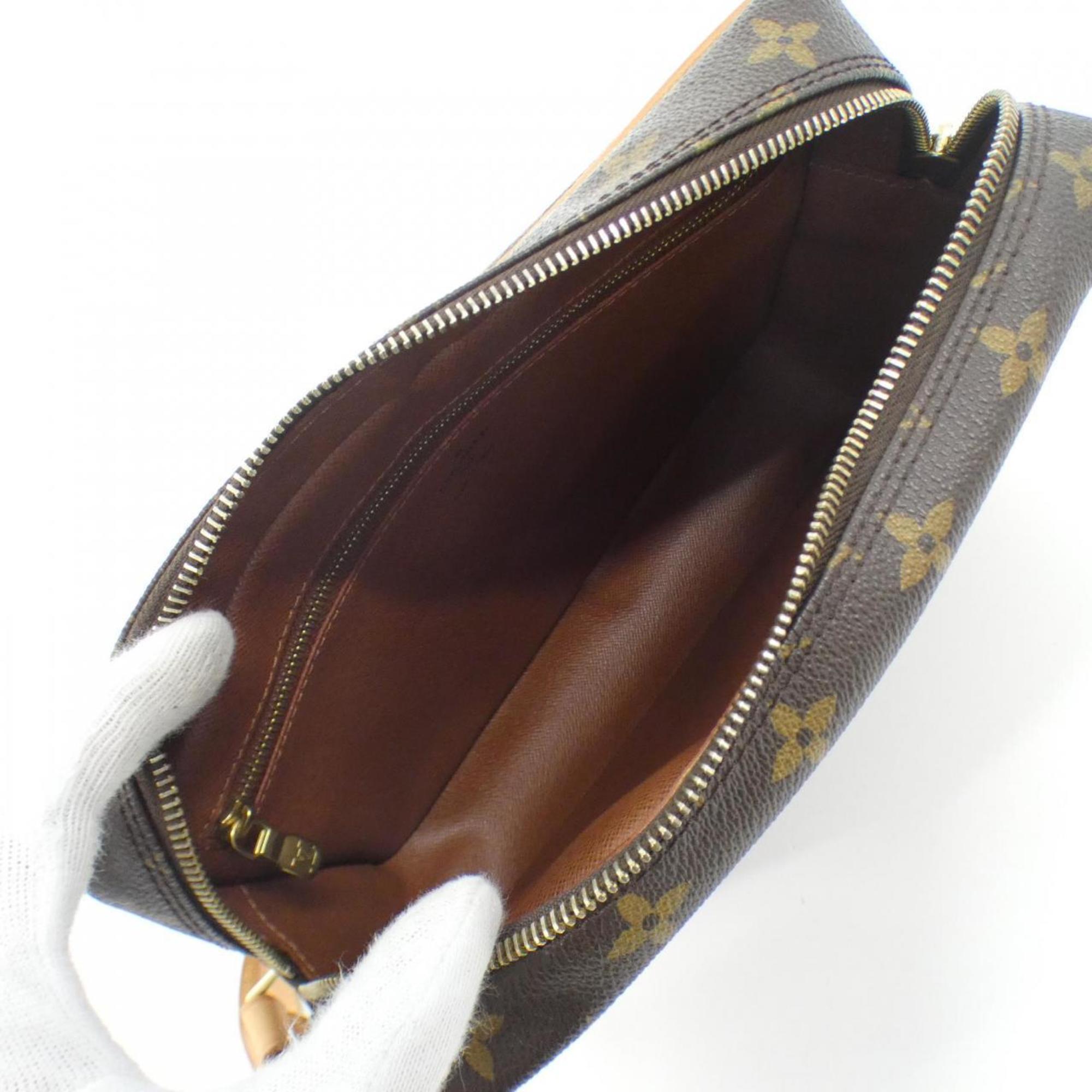 Louis Vuitton Monogram Marron Coated Canvas Shoulder Bag (Pre-Owned)