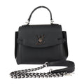 Louis Vuitton Black Leather Handbag Shoulder Bag (Pre-Owned)