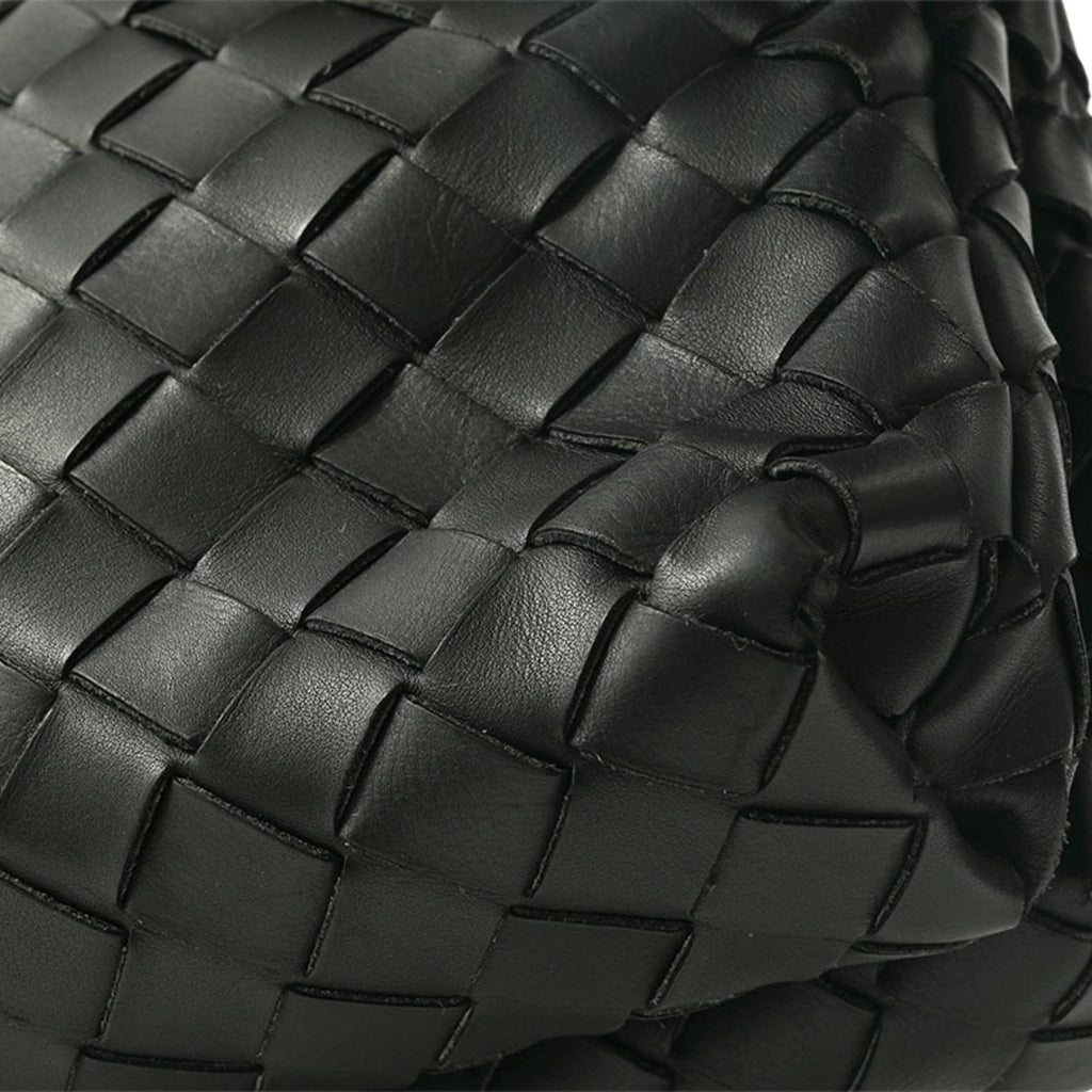 Bottega Veneta Black Polypropylene Leather Clutch Bag Shoulder Bag (Pre-Owned)