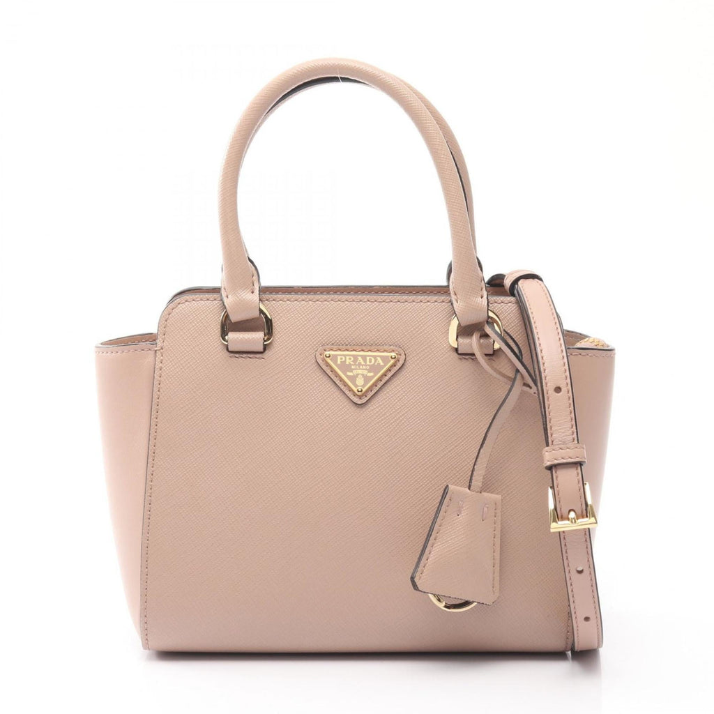 Prada Beige Saffiano Handbag (Pre-Owned)