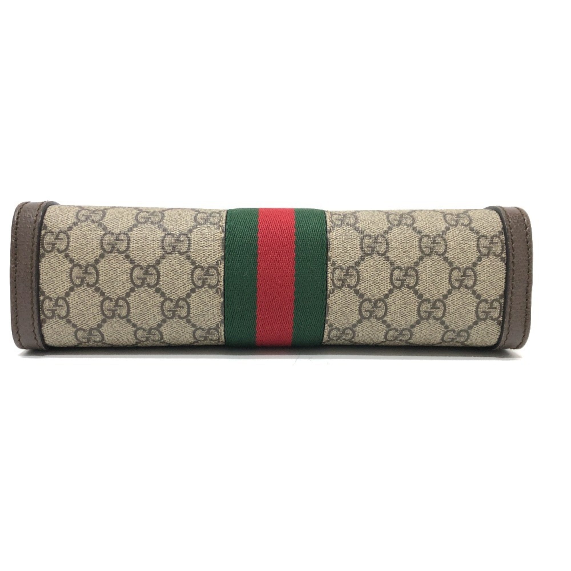 Gucci Brown Gg Supreme Shoulder Bag (Pre-Owned)