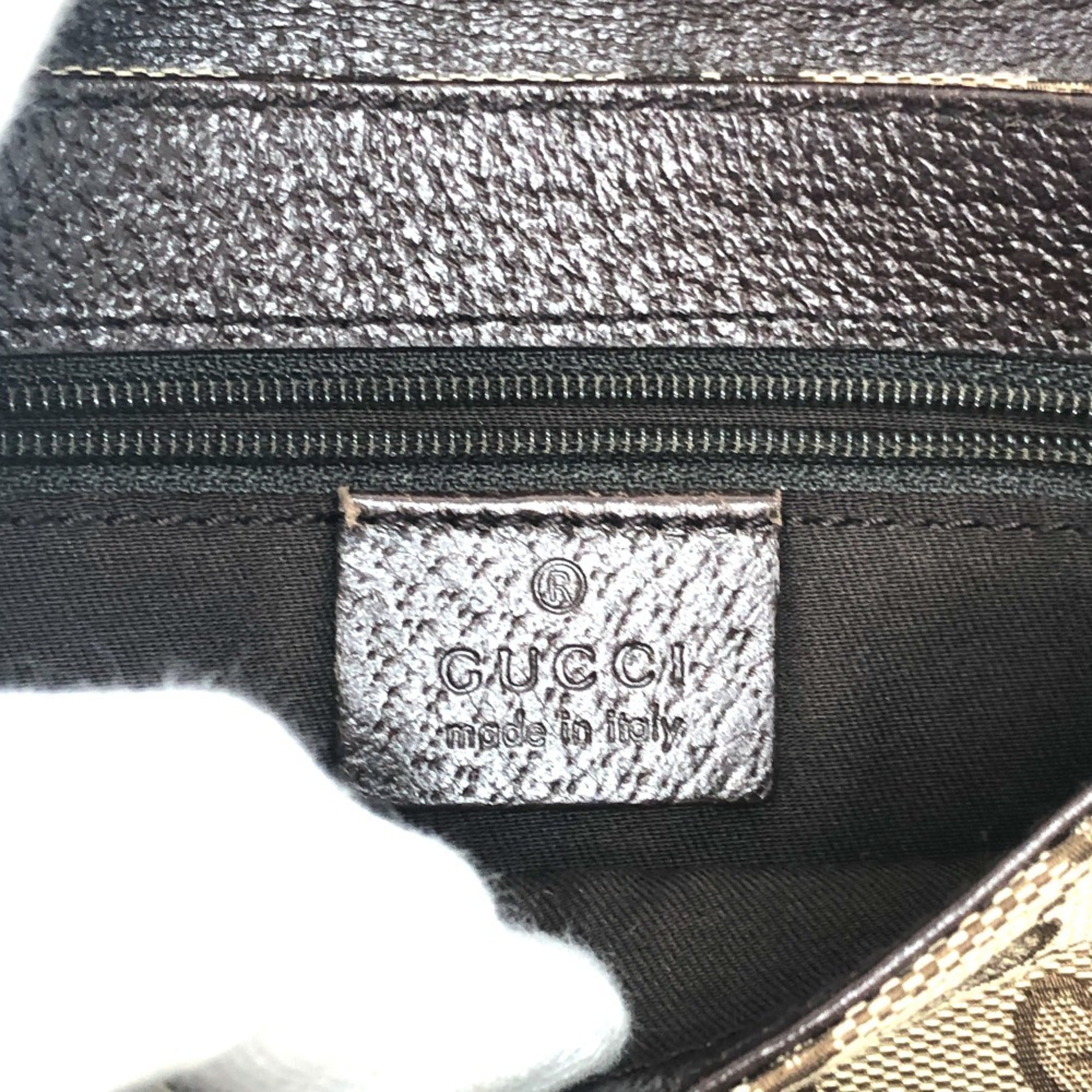 Gucci Beige Brown Gg Canvas Fanny Pack (Pre-Owned)