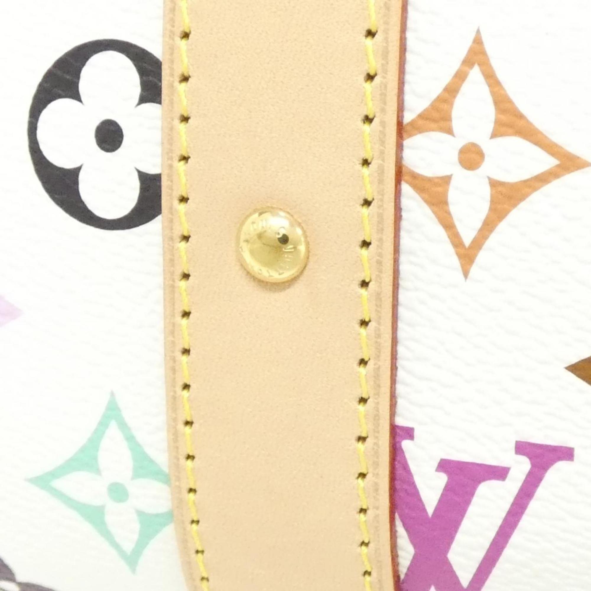 Louis Vuitton Monogram Multicolore White Coated Canvas Boston Bag (Pre-Owned)