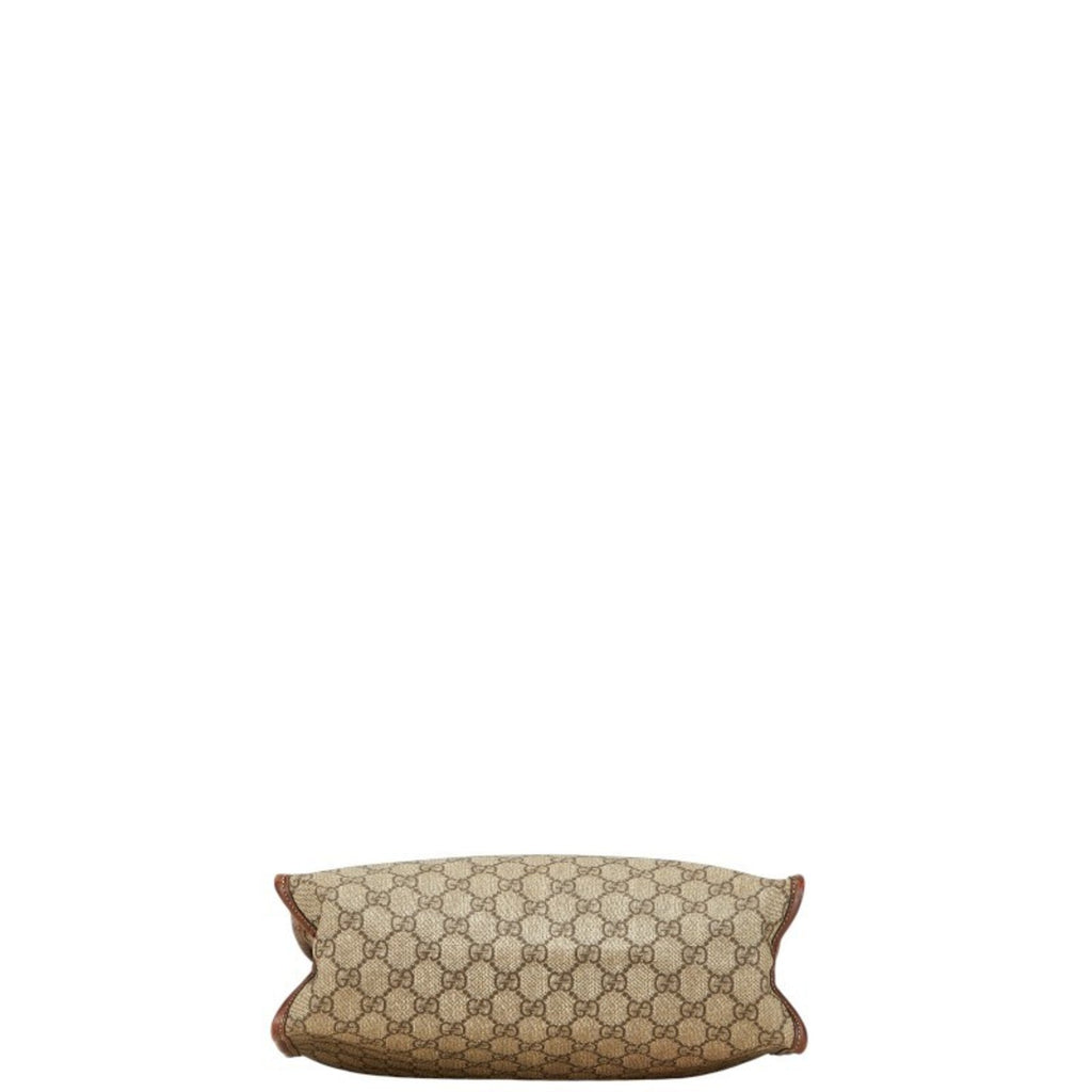 Gucci Beige Brown Pvc Leather Tote Bag (Pre-Owned)