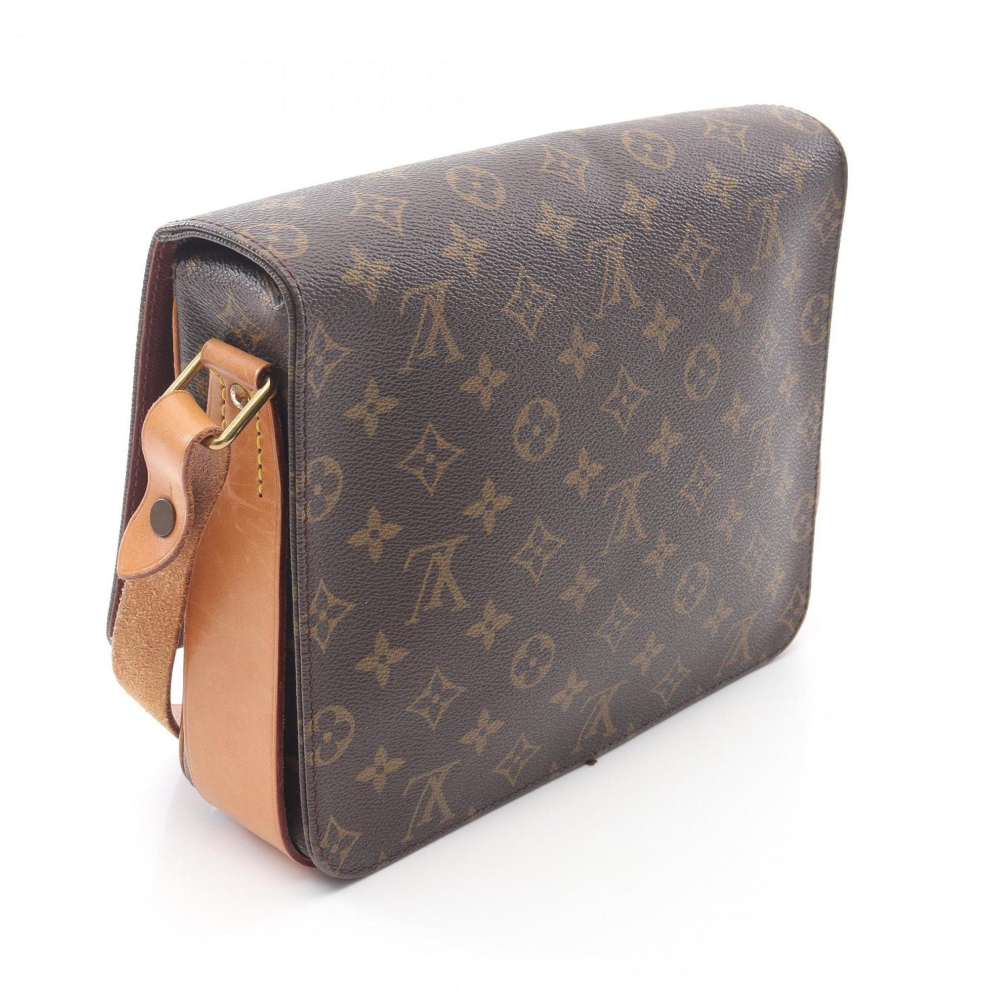 Louis Vuitton Brown Coated Canvas Pvc Leather Shoulder Bag (Pre-Owned)