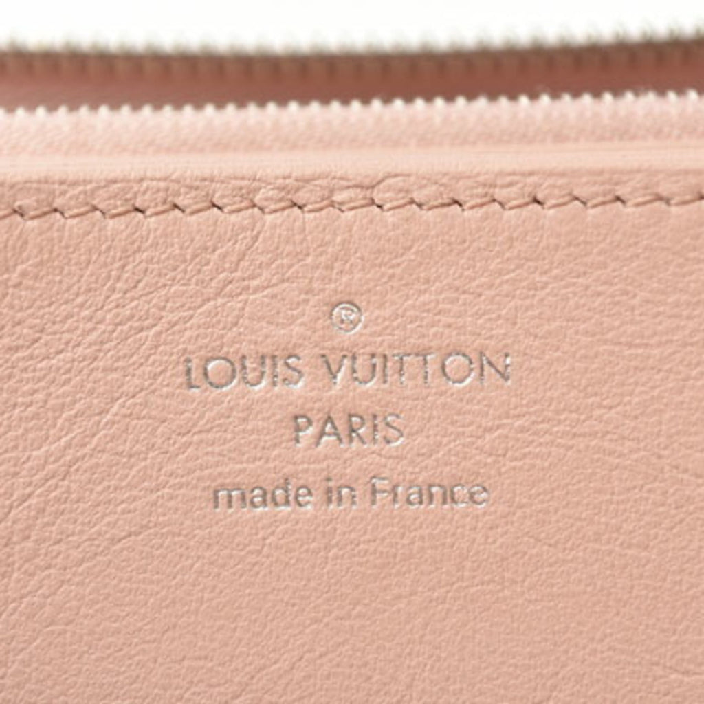 Louis Vuitton Magnolia Pink Leather Long Wallet (Bi-Fold) (Pre-Owned)