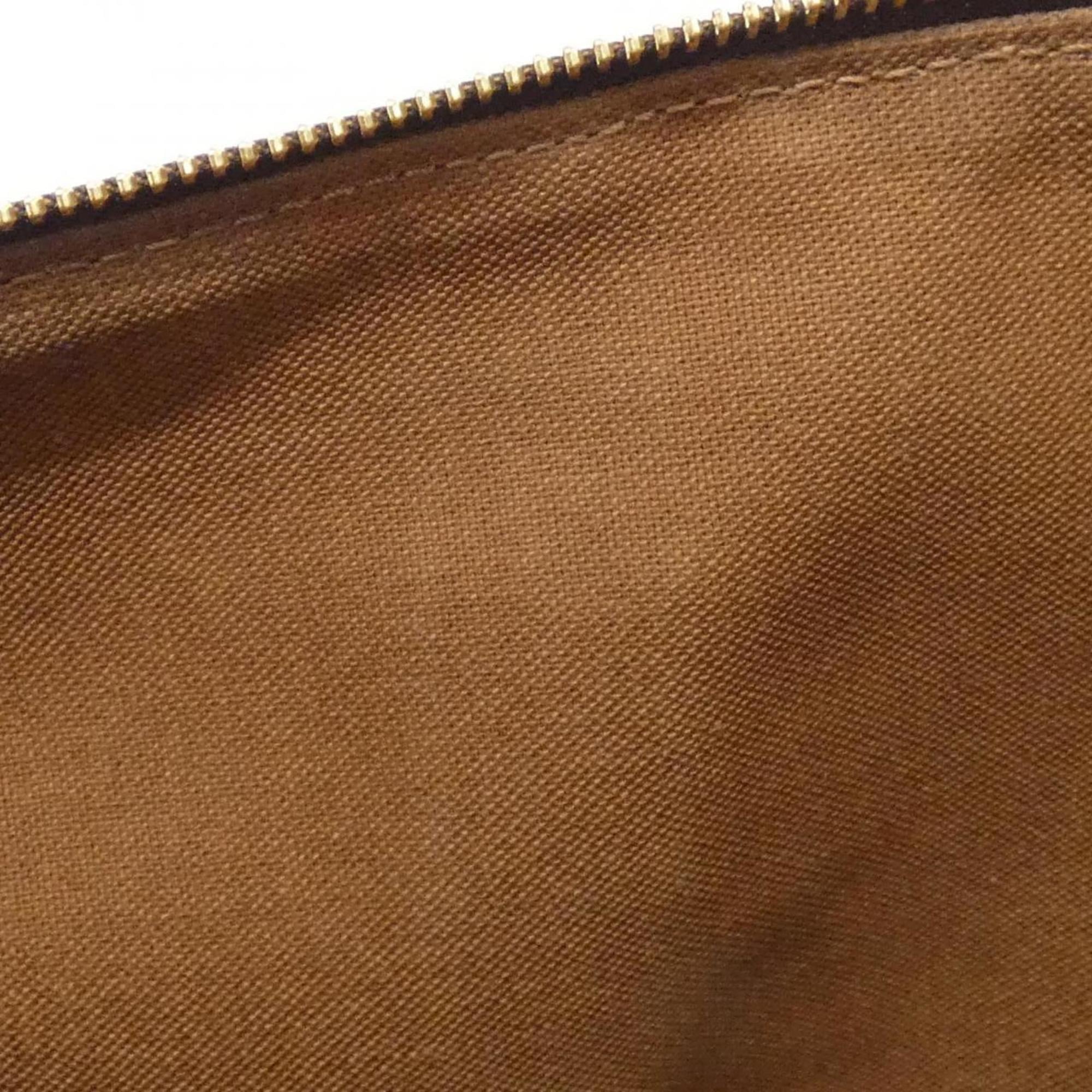 Louis Vuitton Marron Coated Canvas Handbag (Pre-Owned)