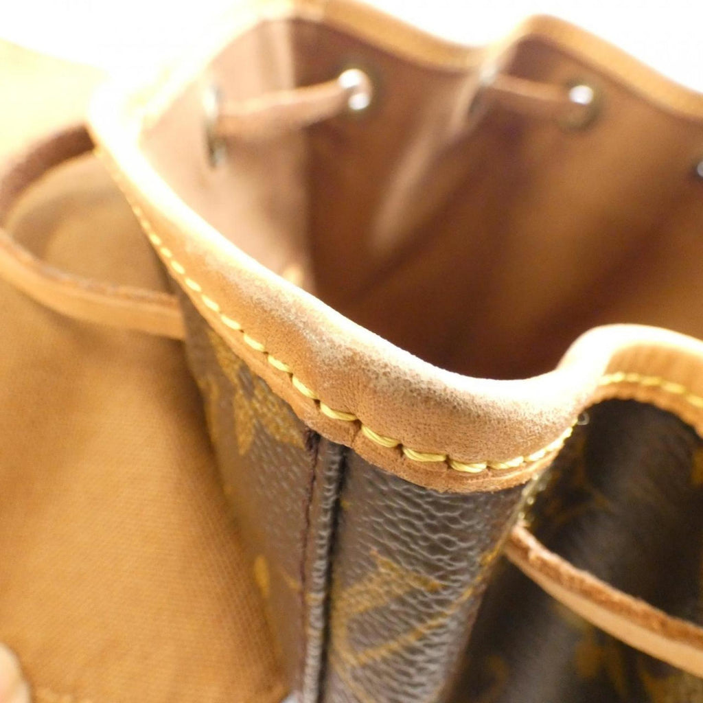Louis Vuitton Monogram Marron Coated Canvas Backpack (Pre-Owned)