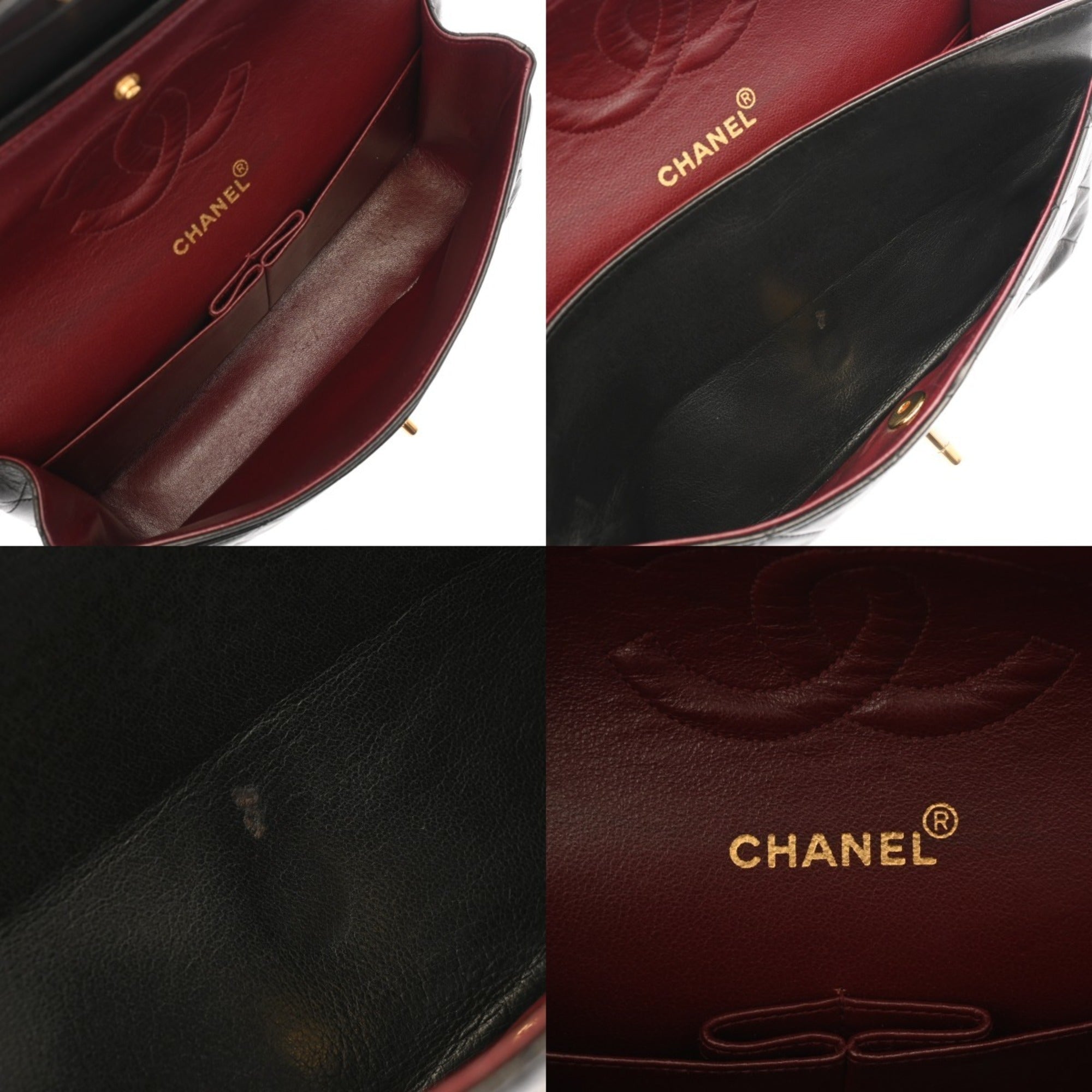 Chanel Black Leather Shoulder Bag (Pre-Owned)