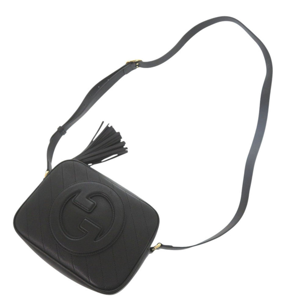 Gucci Black Leather Shoulder Bag (Pre-Owned)