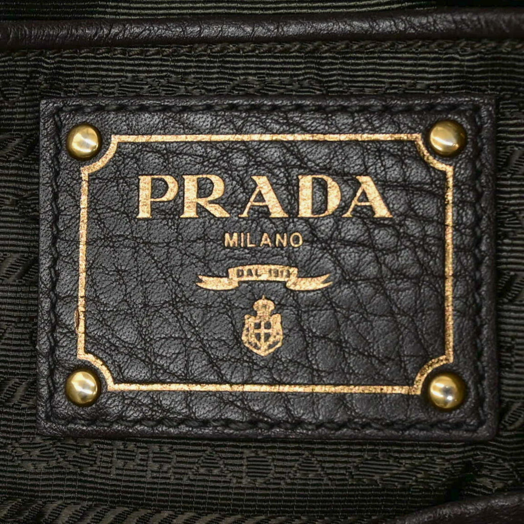 Prada Black Nylon Handbag Shoulder Bag (Pre-Owned)