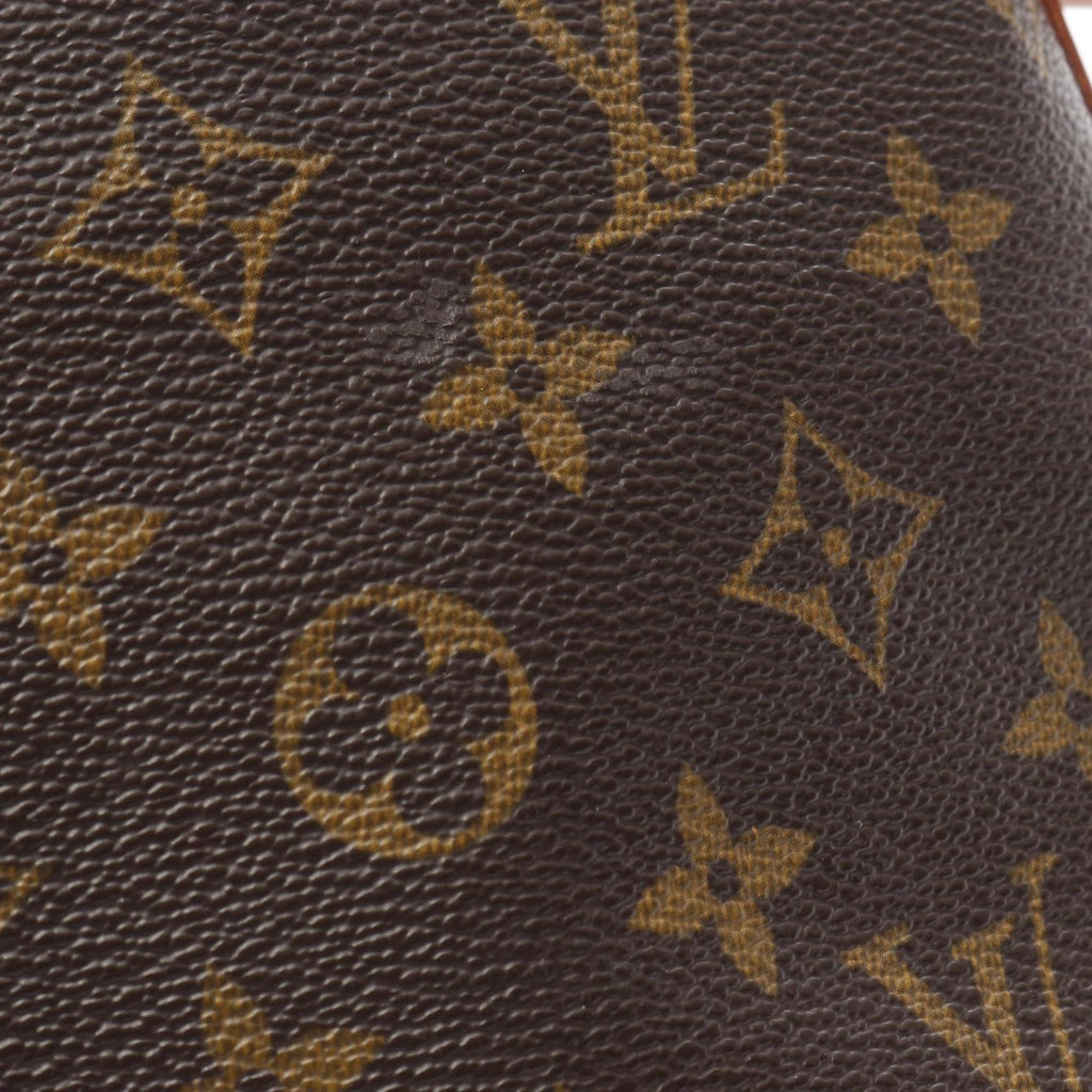 Louis Vuitton Brown Coated Canvas Pvc Monogram Leather Shoulder Bag (Pre-Owned)