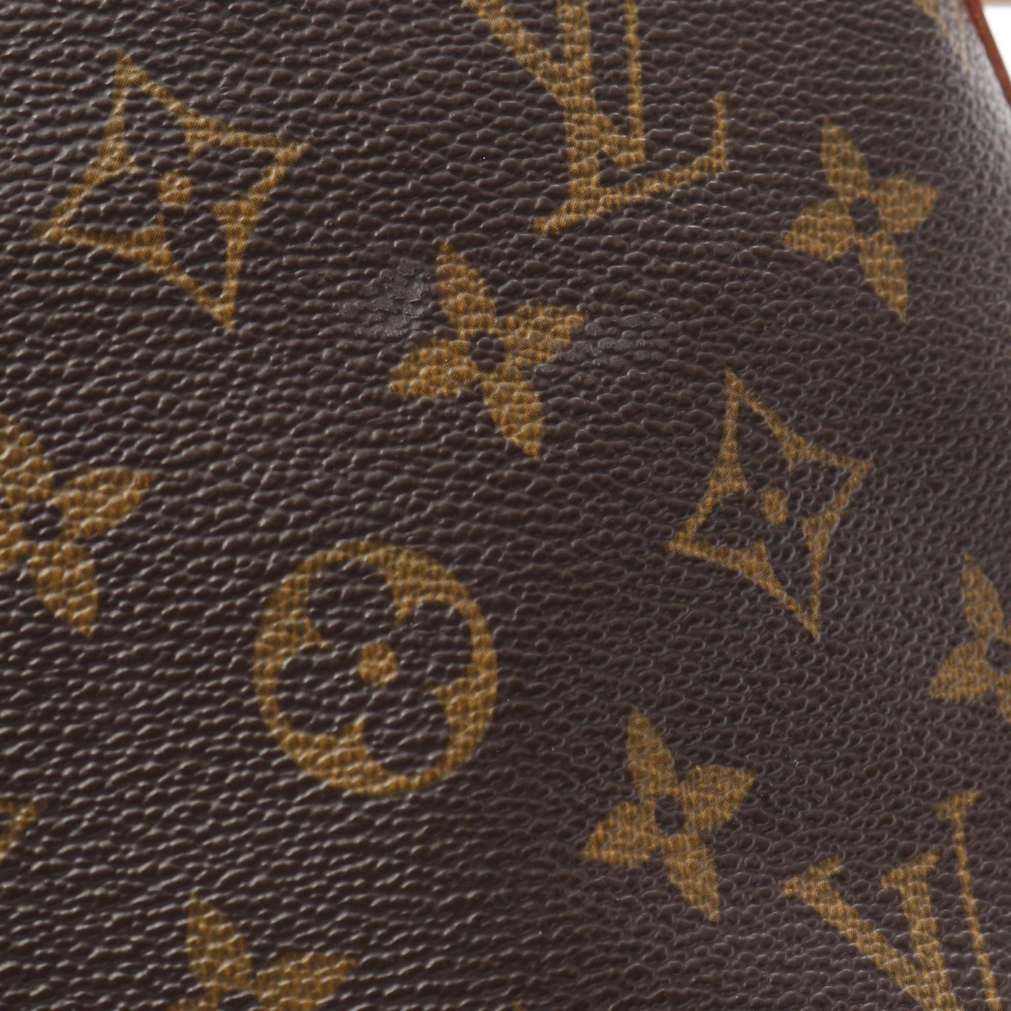 Louis Vuitton Brown Coated Canvas Pvc Monogram Leather Shoulder Bag (Pre-Owned)