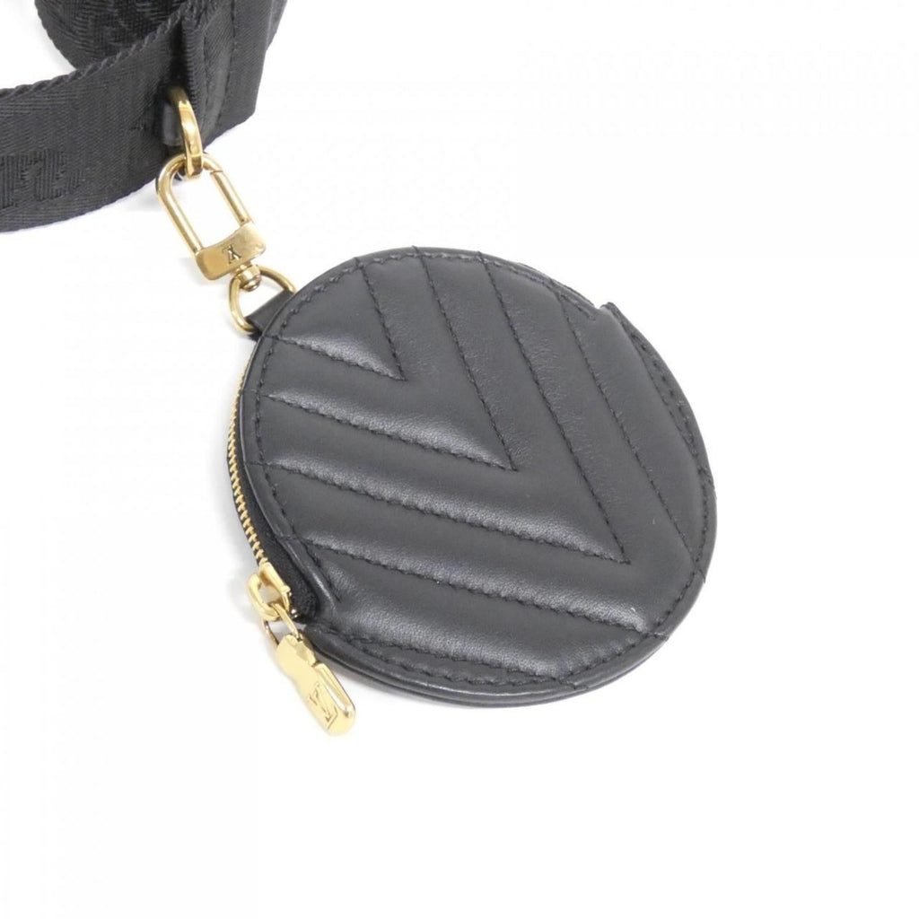 Louis Vuitton Black Leather Pochette Pouch Shoulder Bag (Pre-Owned)